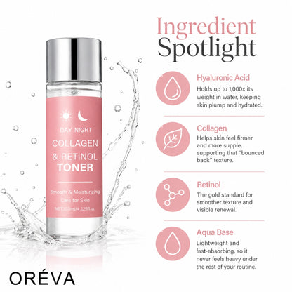 Collagen Retinol Lift & Renew Toner 120ml