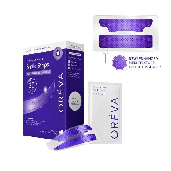 ORÉVA™ Smile Strips - 28 Pairs PAP+ Purple color correction