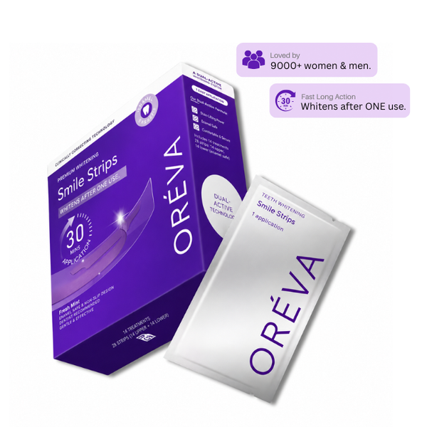 ORÉVA™ Smile Strips - 28 Pairs PAP+ Purple color correction
